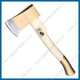 axe with wood handle, hatchet with wood handle, ash handle axe, hickory handle axe