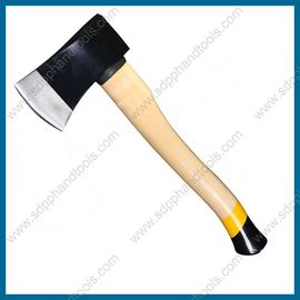 axe with wood handle, hatchet with wood handle, ash handle axe, hickory handle axe