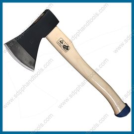 Genuime hickory handle axe hatchet, wood handle axe, axe with hickory handle 1/3 color handle