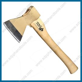 russia type axe with hardwood handle, striking tools, short wood shaft hatchet, high quality hatchet