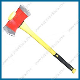 chrome plate double bit axe with fiberglass handle, 3.5LB double bit axes, 36 inch handle