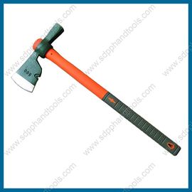 multi-purpose claw hatchet with steel rubber handle, 600g steel forged axe head, 36cm steel handle