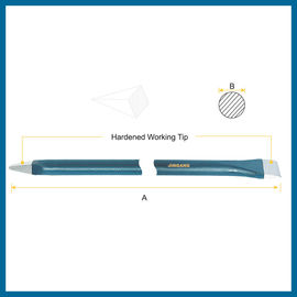 Straight Chisel Crow Bar Round shank, 1.8m, diameter 30mm, straight crowbar manufacturer