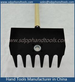 wildfire hand tool, forest fire tools, fire swatter, Mcleod rake, 4 teeth fire rake manufacturer in China