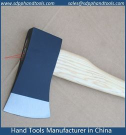 felling axes hatchet with wooden handle, high carbon steel forged axes with ash wood handle, GS axes Din standard axe