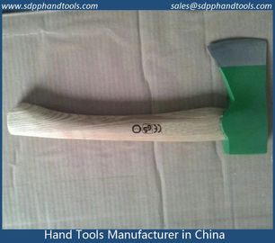 oak wood maire jersey axes hatchet china supplier competitive price, green color jersey axes head with wooden handle