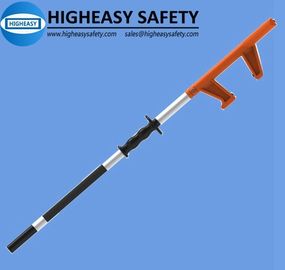 deck cargo handling tool with I grip handle, Push pull pole for cargo moving, hands free tools in oilfield safety