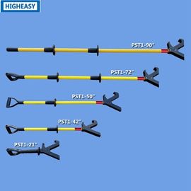 push pull pole with heavy nylon tooling head, anti-fall hand guard and high strength fiber plastic shaft-HIGHEASY SAFETY