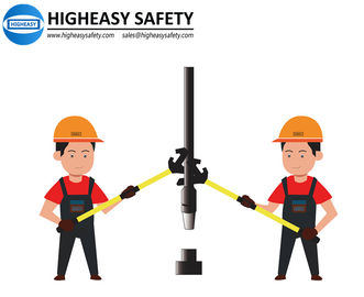 Push pull pole for general cargo Push pole with rubber head Non-Conductive handle with D grip-Higheasy Safety