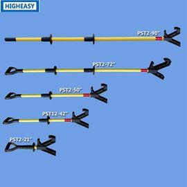 push pull stick with lighter nylon tooling head, plastic anti-slip fiberglass D grip'i 21" 42" 50" 72" 90"