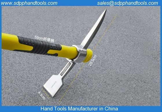 P904 Stainless steel pickaxe hoe, stainless steel chisel axe hoe,mountain climbing pickaxe, stailess steel axe hand tool