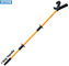 fiberglass pull push pole with D grip, nylon V end, various colors pull push pole, push pull stick from China factory