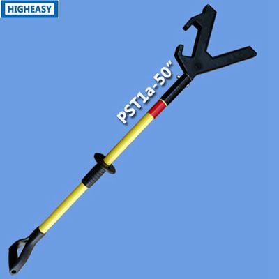 42" 50" 72" 90" push pole with V shape nylon tool head D grip handle push pole safety hand tools, hands free tools