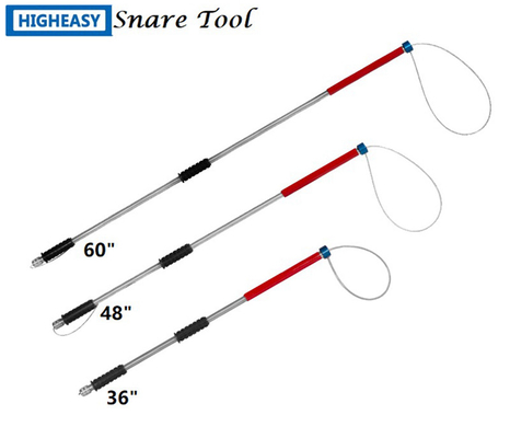 Single release Stiffy Snare tool dural release Stiffy snare tool 24" 36" 48" 60", stainless shaft handle