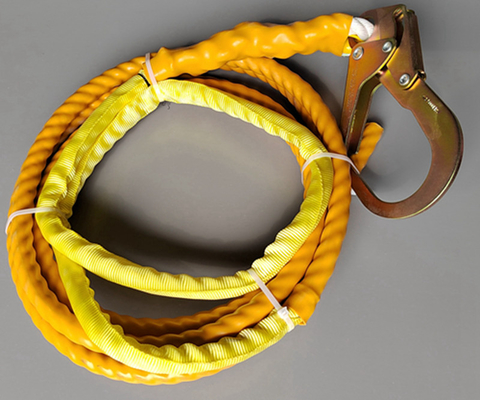 15ft Yellow Green Blue Red No Tangle Tagline With Snap Hook HIGHEASY Tangle-Resistant Coated Taglines