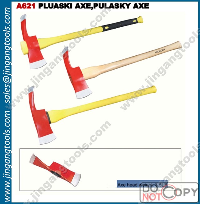 pulaski axe with fiberglass handle, 3.5LB axe head, 36" handle length